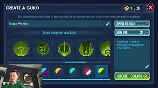I created a GUILD in Star Wars Galaxy of Heroes!