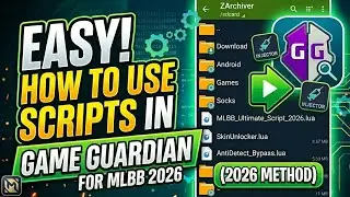 Game Guardian Mlbb 2026 New Update🔥/how to execute Script in GG//