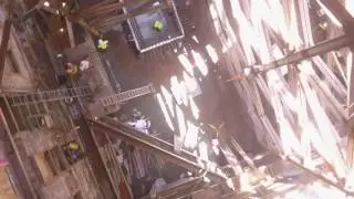 Inside Drone Building Inspection