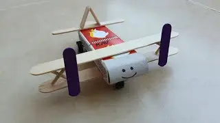 How to make matchbox super plane - home made  super airplane - Megok Craft