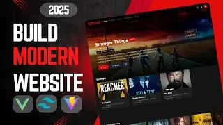 How To Build  Modern Responsive Website Using VueJS & TailwindCSS |Netflix Clone |Frontend Project