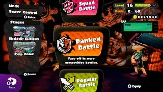 Playing Splatoon On Wii U (Ranked Battle) - In 2021 (Nostalgic)