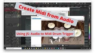Using JS Audio to midi drum trigger
