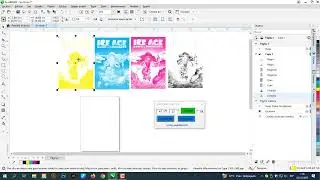 Cuatricromia en CorelDraw 2023 😎😎 | Policromia en CorelDraw | CMYK Serigrafia | Semitonos con macro