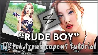 “Rude boy instrumental “ tiktok trend capcut tutorial