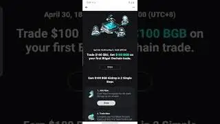 How to trade on Bitget On-chain and earn $100 in BGB  #bitcoin #BGB #bitget #bitgetexchange