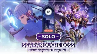 Genshin impact : [ 3.2 Weekly boss ] Scaramouche Boss vs Ayaka solo no hit!