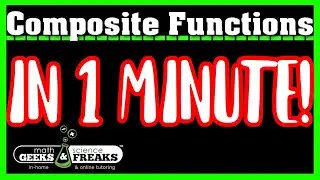 Composite Functions Explained In 1 Minute!