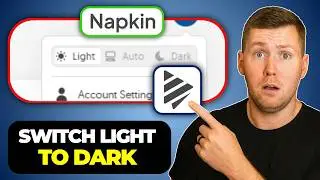 How to Switch Between Light and Dark Mode in Napkin AI - Quick Tip