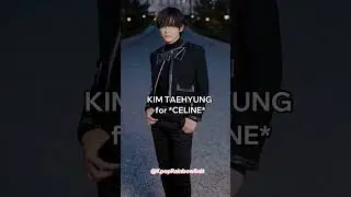 kim taehyung as brand ambassador 