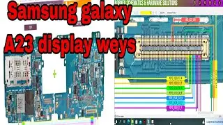 Samsung galaxy A23 display graphic problem// display weys