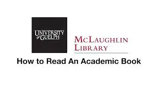 How to Read An Academic Book