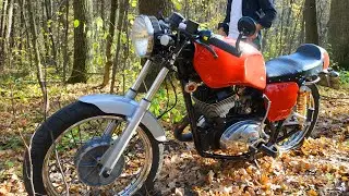 Покраска мотоцикла СВОИМИ РУКАМИ ♠ ИЖ Cafe Racer