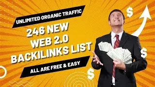 Web 2.0 Backlinks Site List | Dofollow Backlinks 2023 | Instant Approval Dofollow Backlinks