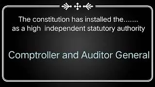 Introduction to Indian Government Accounts And Audit     Chapter 2