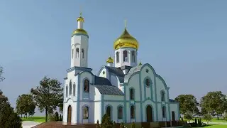 Освящение закладного камня церкви села Маловодное