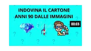 INDOVINA IL CARTONE ANNI 80-90 DALLE IMMAGINI
