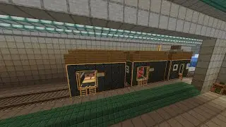 Train System in Create 0.5 + metro | Minecraft