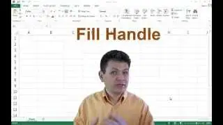 Excel 2013 Tutorial: Data Entry With Fill Series in Microsoft Excel