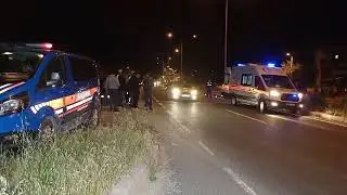 Yolun karşısına geçmek isteyen kadına kamyon çarptı, 1 ölü