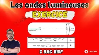 Exercice  - Les ondes lumineuses - Exercice Classique de Devoir - 2 BAC - Prof MOUSLIM