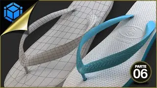 Tutorial Chinelo de Dedo 3D 3ds Max e Vray - Parte 06