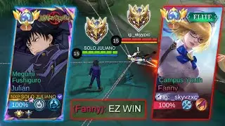 FINALLY! I MEET TOP GLOBAL FANNY IN RANKED GAME! | WHO WILL WIN? (super intense match) - MLBB