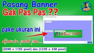 cara mengganti banner youtube