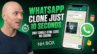 WhatsApp Clone in 1 Minute HTML  Firebase