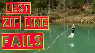 BEST ZIP LINE FAILS | Funny Fail Compilation