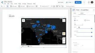 How to insert a bubble map in Google data studio?- HeDaL