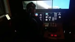 757 sim Approach into KATL. with Vatsim
