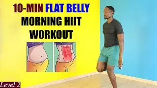 10-Minute MORNING HIIT WORKOUT for Flatten Your Tummy - No Weights