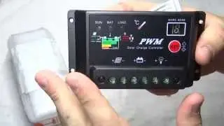 52x76mm solar panels, 20A controller from China. Video #67