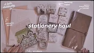 mini stationery haul 🧾 mumuso lebanon | notebooks, stickers, masking tapes 💸