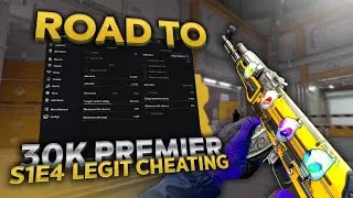 CS2 LEGIT CHEATING WITH THE BEST LEGIT CHEAT! ROADTO30K S1E4