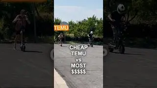 Cheap $150 TEMU E-scooter vs $6000 Dualtron