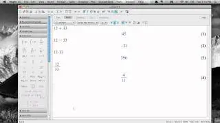 Basic Math with Maple 15