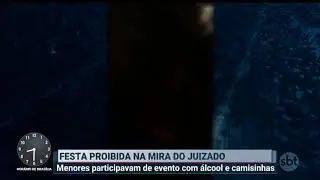 Festa proibida entre adolescentes é interrompida pela Justiça