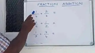 Basic Fraction Addition#Simple Explanation # Tamil