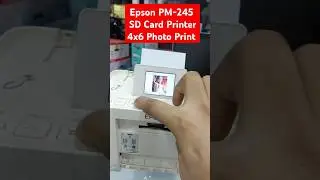 Epson PM-245 SD Card Printer 4x6 Photo Print #printer #epson #service #printersupportsoftware