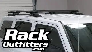 Jeep Patriot Rhino Rack SX Vortex Aero BLACK Complete Roof Rack '07-'15 by Rack Attack
