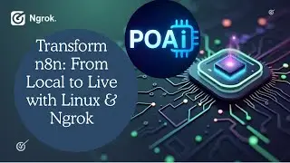 N8N Setup Local to Live:  Ngrok Tunnels | NoDocker | Beginner to Mastering | Complete Guide