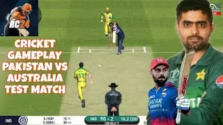 REAL CRICKET GAMEPLAY TEST MATCH PAKISTAN VS AUSTRALIA 🌏🌏