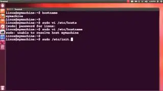 Change the hostname in  'Ubuntu 12 04 LTS' without system restart