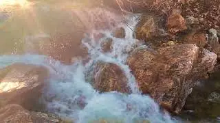 4K || Skinny Dip Falls Canton NC Waterfall Sound Film