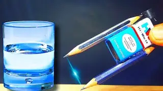 Touch pencil 👆 water alarm project / using HW BATTERY / science project