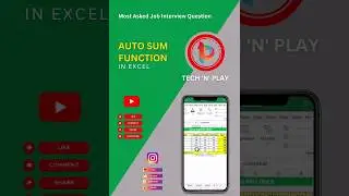 AUTO SUM PRO TRICK  😎 #shorts #exceltricks #msexcel #exceltips #datavalidation 🔥