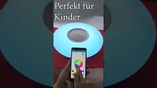 iLamp - 60W LED RGB Deckenlampe mit Bluetooth Lautsprecher