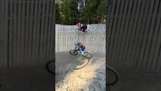 Epic Wallride Overtake!😳 #shorts